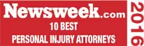 Newsweek.com - 10 Best Personal Injury Attorneys
