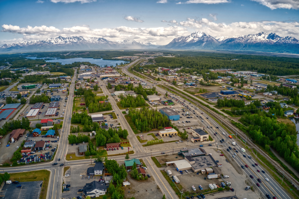 Wasilla, AK Aerial View